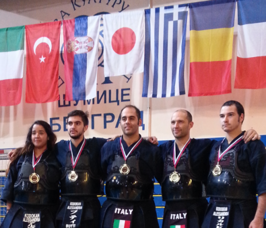 Kendo: il Kodokan miglior squadra a Belgrado