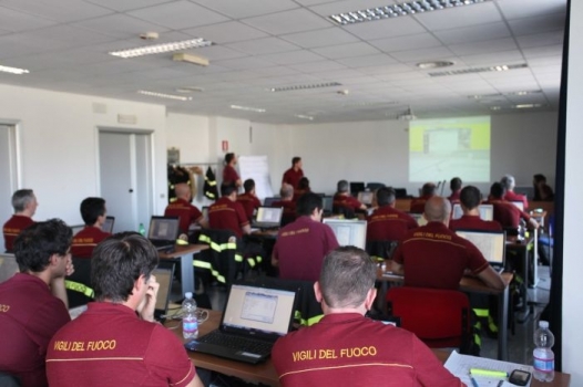 I Vigili del Fuoco si specializzano in Topografia applicata al soccorso
