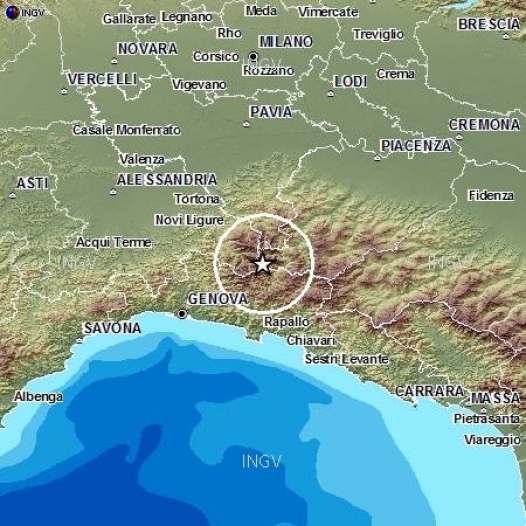 Altra lieve scossa sugli appennini