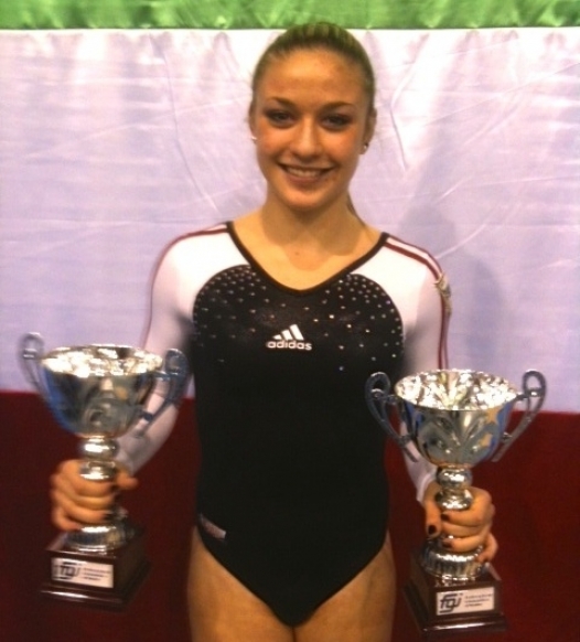 Ginnastica Artistica Gemme due volte d'oro, Cuccia volteggio d'argento