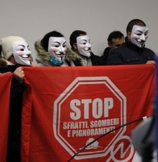 Il Movimento per la Casa pronto a bloccare ancora gli sfratti a Spinetta Marengo