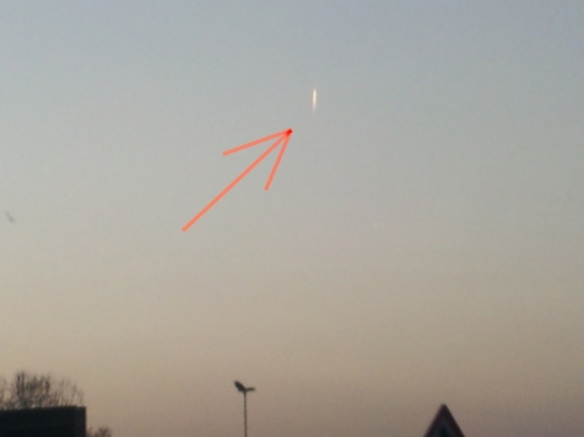 La foto di una meteora nei cieli di Alessandria?