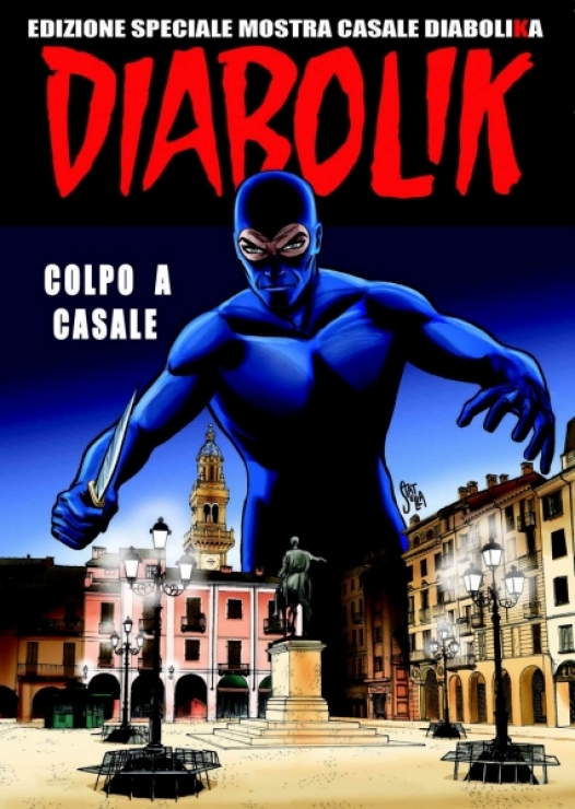 Casale Diabolika con l?eroe creato dalle sorelle Giussani