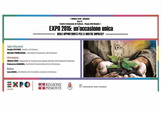 A Valenza si parlera’ di Expo 2015