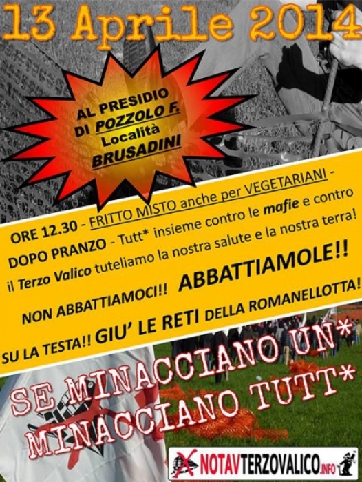 Terzo Valico: non solo Pozzolo, ma anche Serravalle. Doppia iniziativa del Popolo No Tav