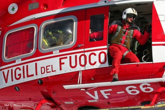 Anche i Vigili del Fuoco di Alessandria nell’operazione di salvataggio di una donna caduta nel fiume Po