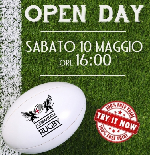 Rugby Alessandria apre le porte agli appassionati, per un pomeriggio in meta