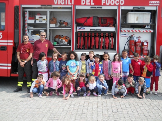 A scuola dai Vigili del Fuoco