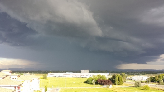 In provincia un temporale ‘supercellulare’ [FOTO]