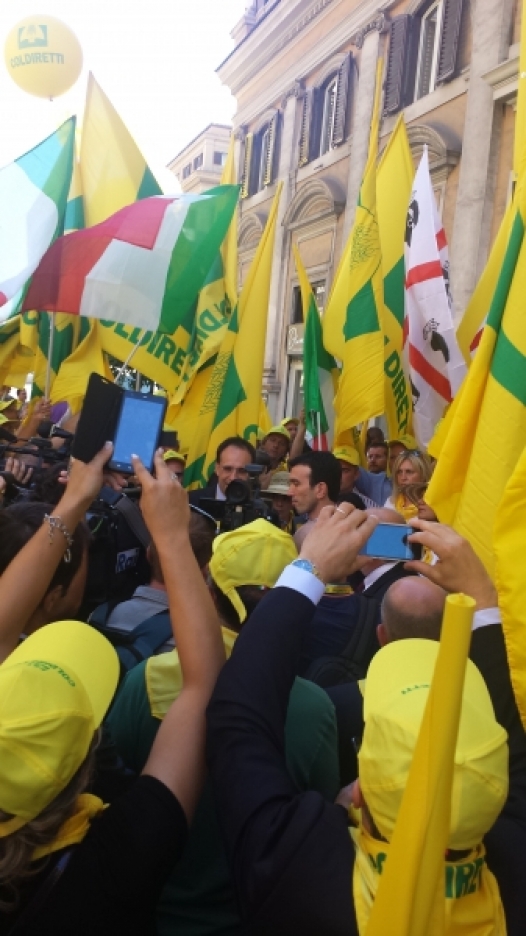 Anche Coldiretti Alessandria a Roma per dire ‘no’ al riso proveniente dalla Cambogia
