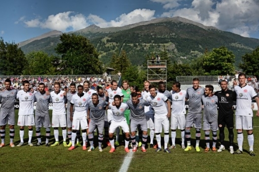 Un pomeriggio da Bundesliga. Le immagini di Alessandria-Eintracht Francoforte [PHOTOGALLERY]