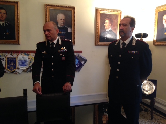 Presentato il nuovo Comandante del Reparto operativo dei Carabinieri