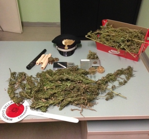 Trovati in possesso di 800 grammi di hashish: denunciati un 39enne e un 17enne di Ottiglio