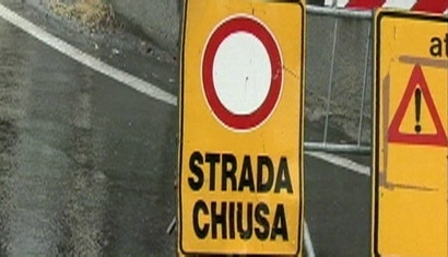 La situazione delle strade chiuse in provincia