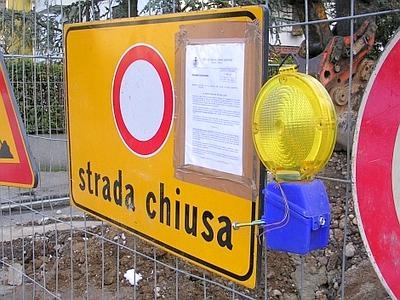 L’elenco delle strade chiuse in provincia