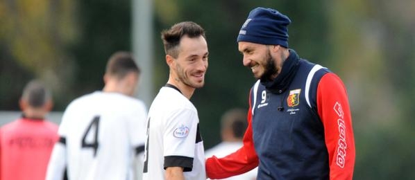 Il Derthona segna un gol al Genoa