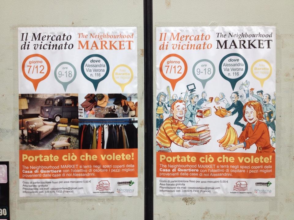 Scovate il vostro regalo al “mercatino di vicinato” della Casa di quartiere di Alessandria