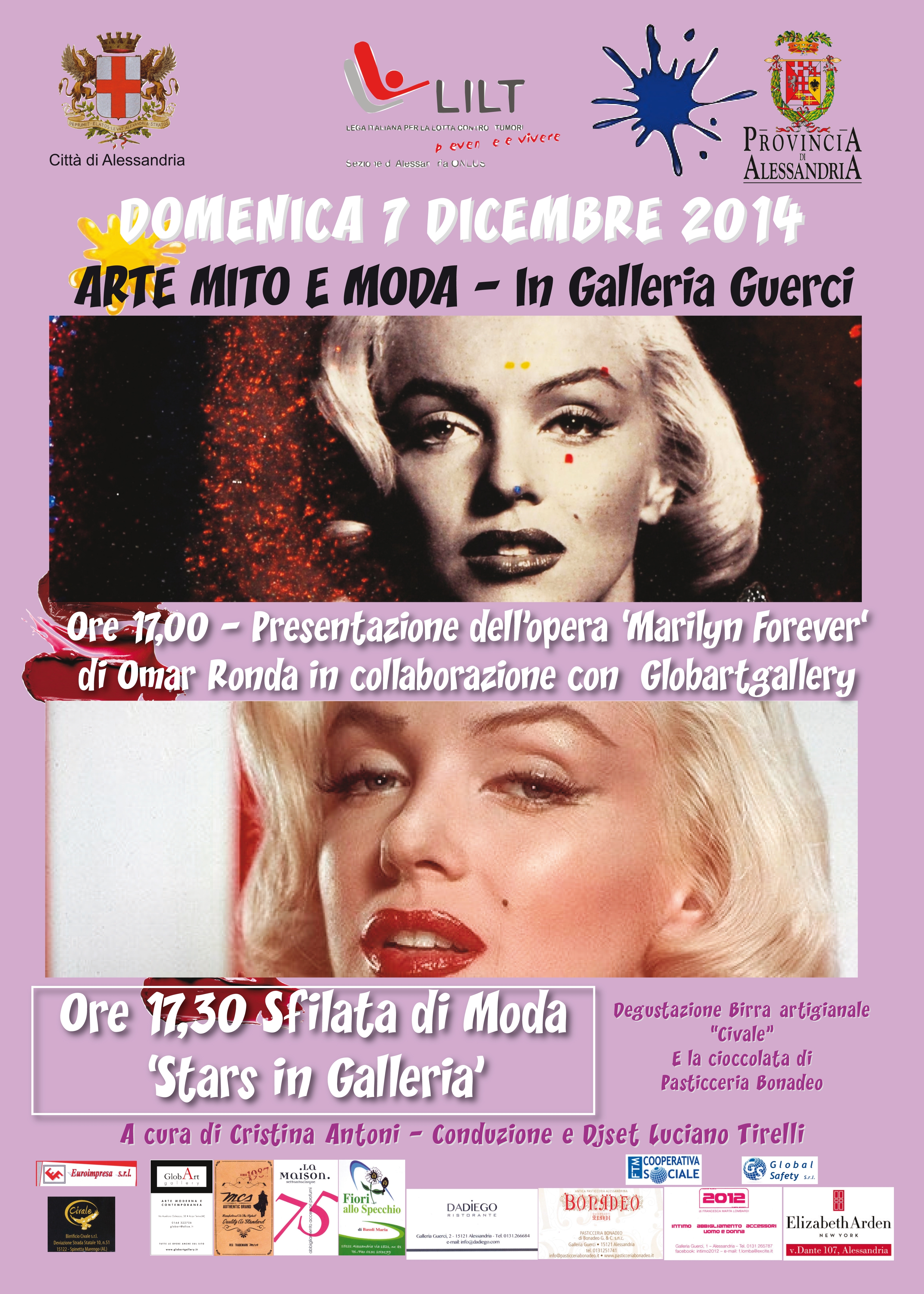 Marilyn in Galleria Guerci