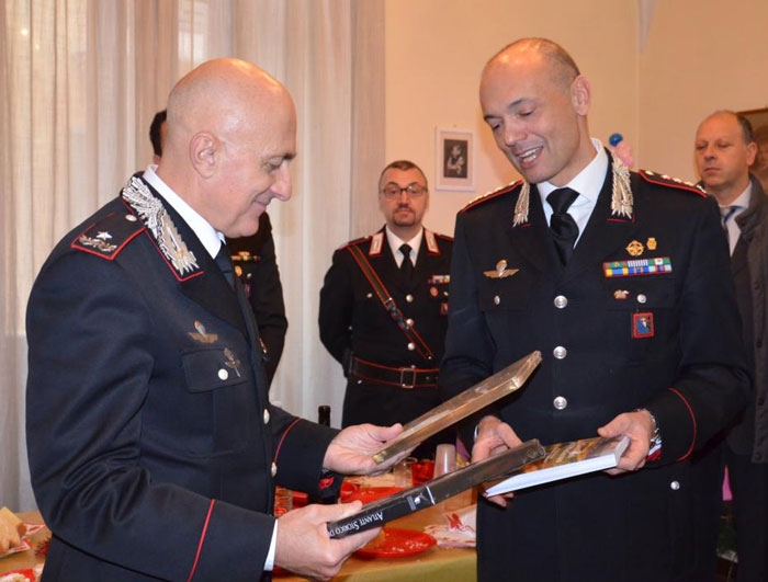 Il Comandante della Legione Carabinieri, Generale di Brigata Gino Micale, in visita al Comando provinciale dei Carabinieri