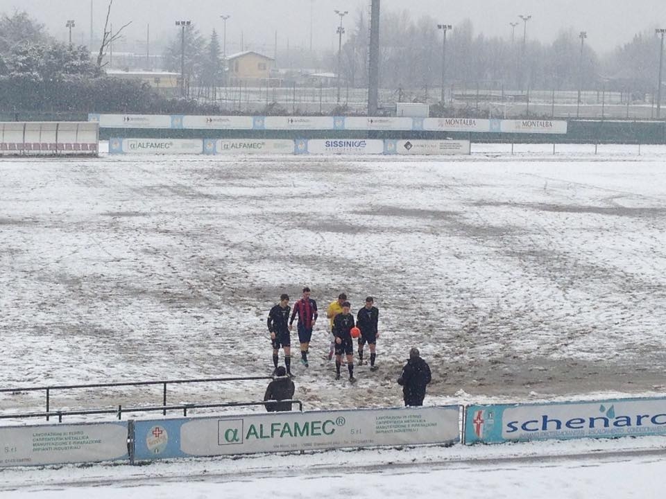 Novese – Vado rinviata per neve