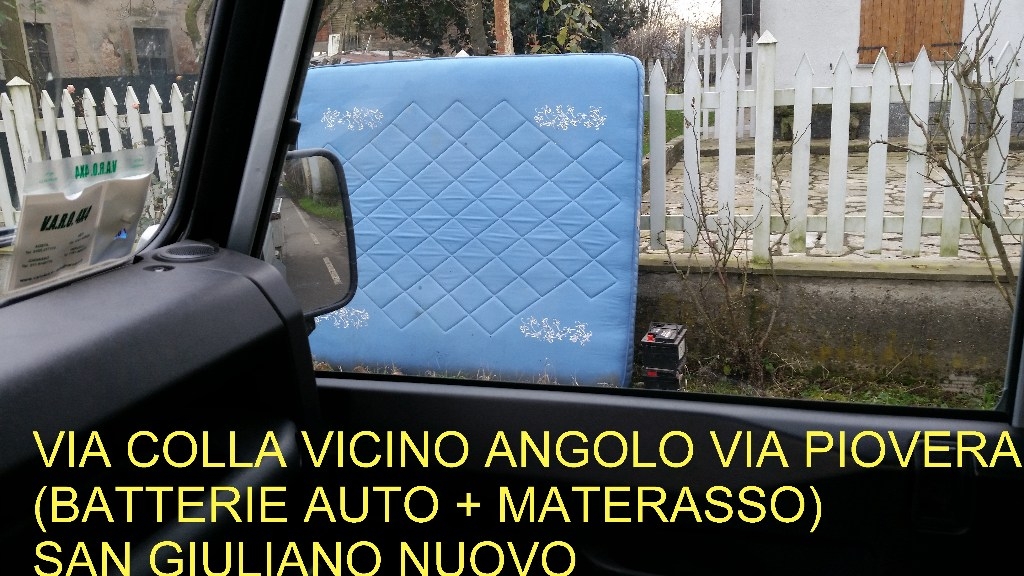 Rifiuti abbandonati: esempio di inciviltà e immagine controproducente per il territorio [FOTO]