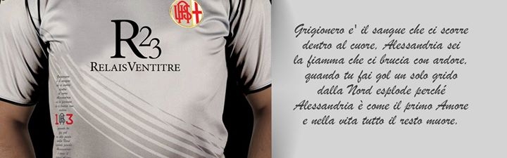 La maglia dell’Alessandria per i 103 anni