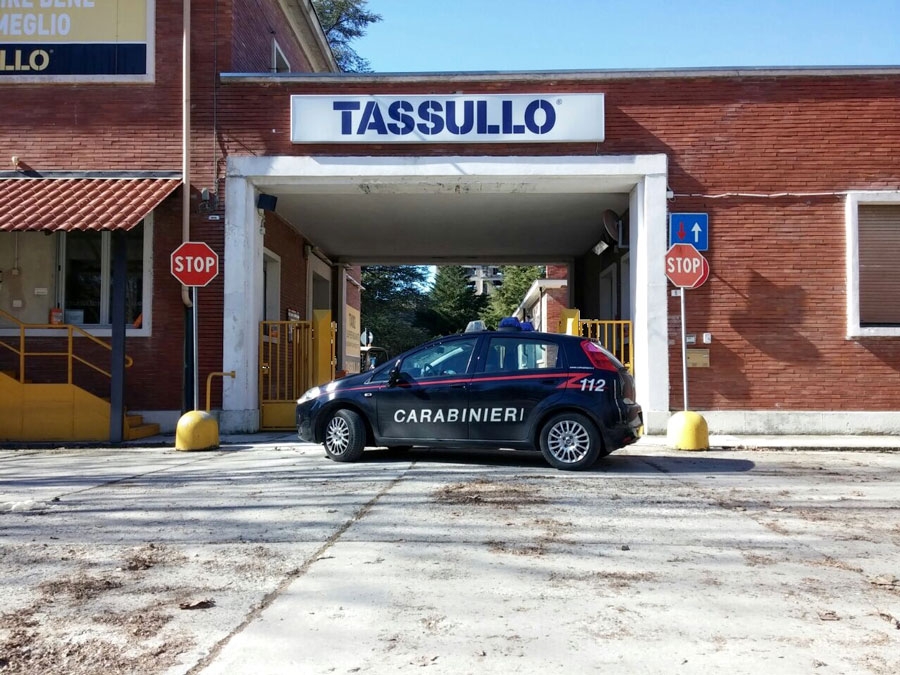 Sventato furto di rame nella notte alla ditta Tassullo