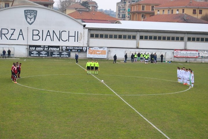 Acqui capitola all’Ottolenghi: Borgosesia vince 0-2