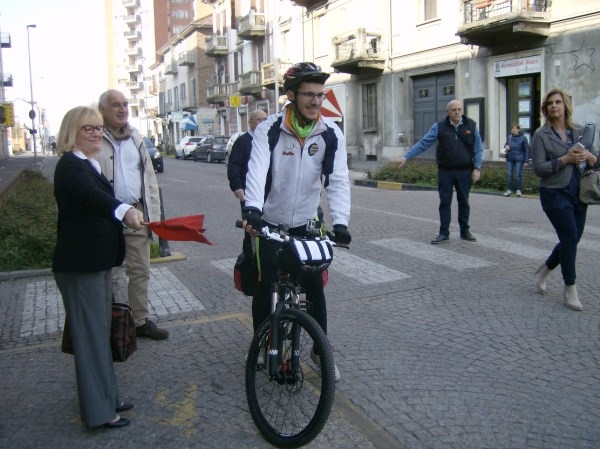 Una “scampagnata” di 3200 chilometri. L’impresa dell’alessandrino Gianluca [FOTO]