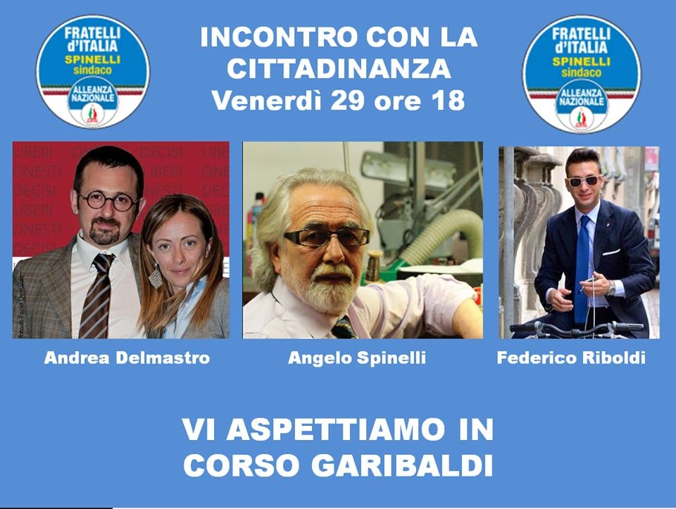 Spinelli incontra la cittadinanza