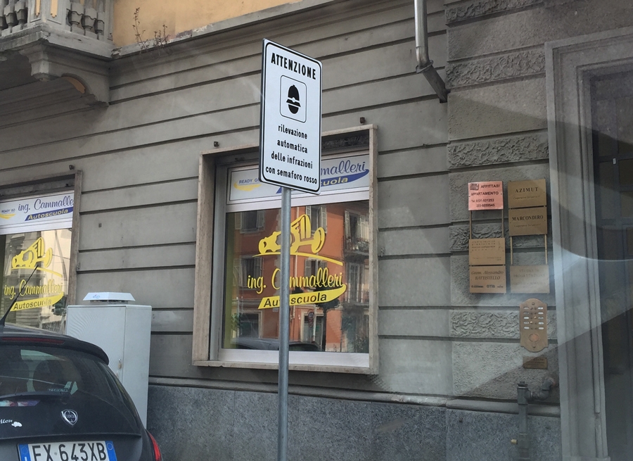 Da lunedì non c’è scampo se si passa col rosso in via Marengo