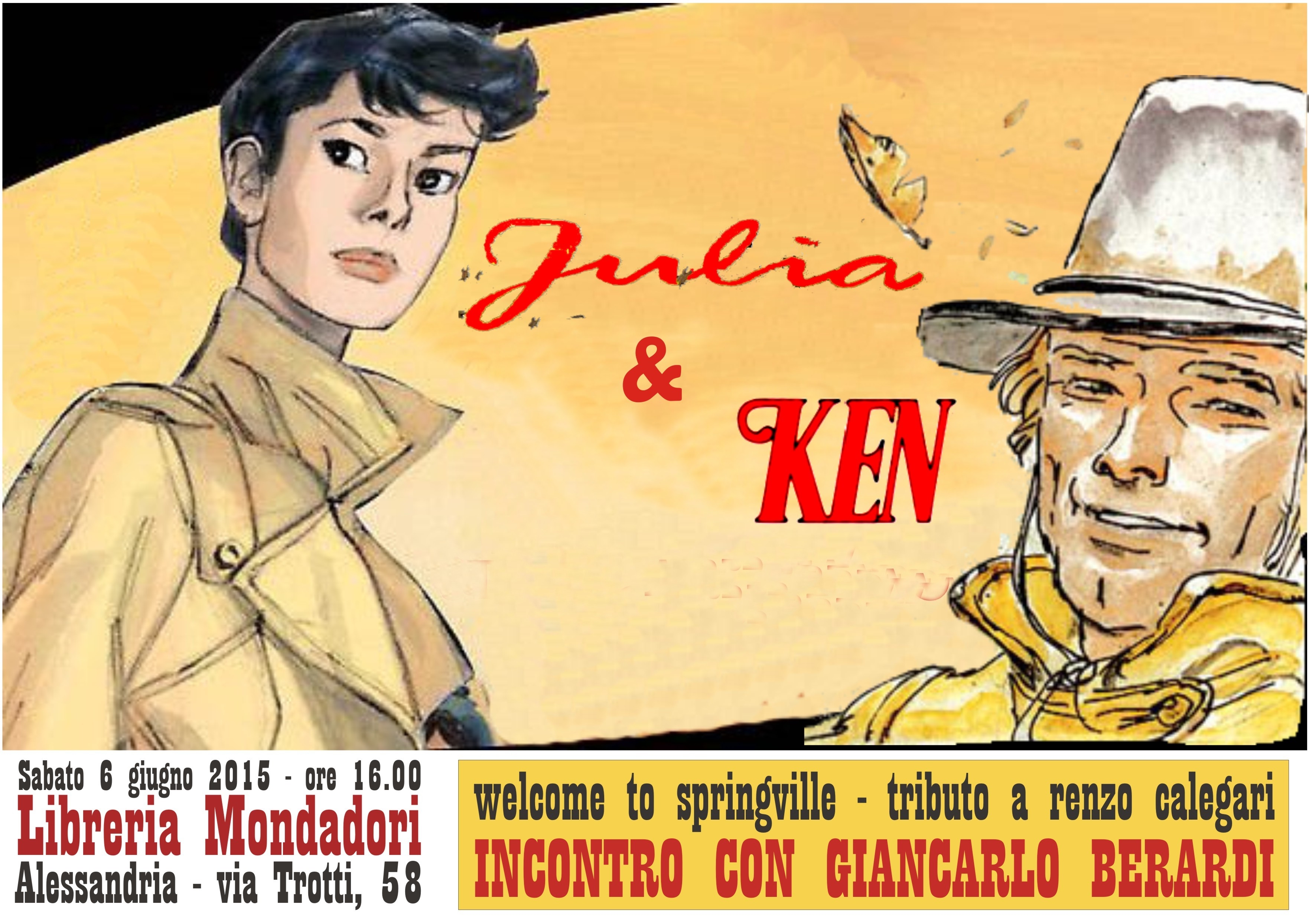 Il fumettista Giancarlo Berardi alla Mondadori di Alessandria