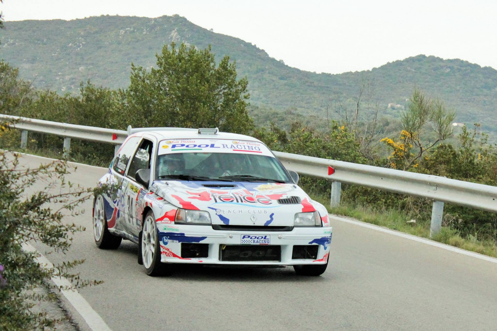 Luca Beltrame impegnato in Toscana al Rally Alta Val di Cecina