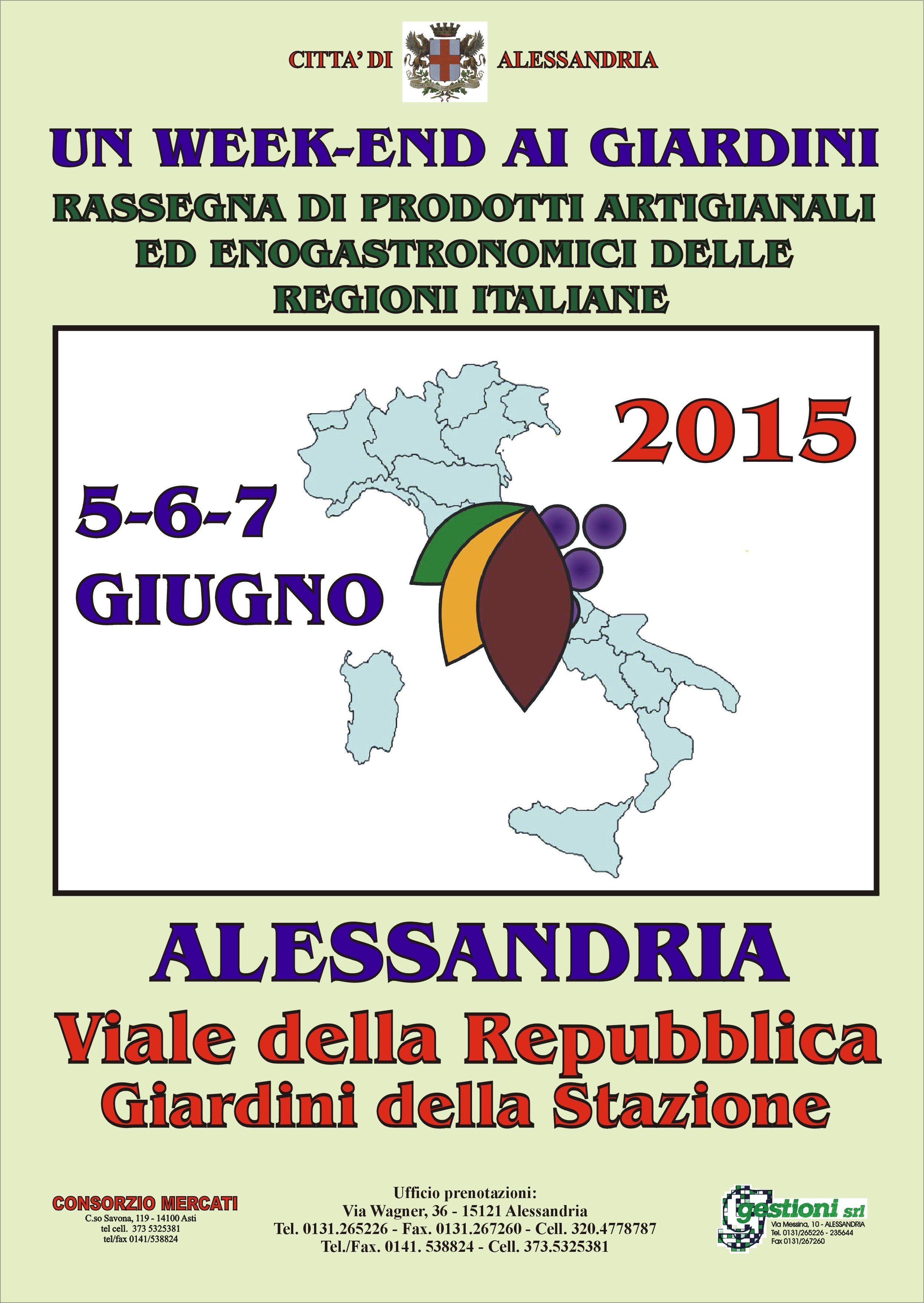 Un weekend ai giardini di Alessandria