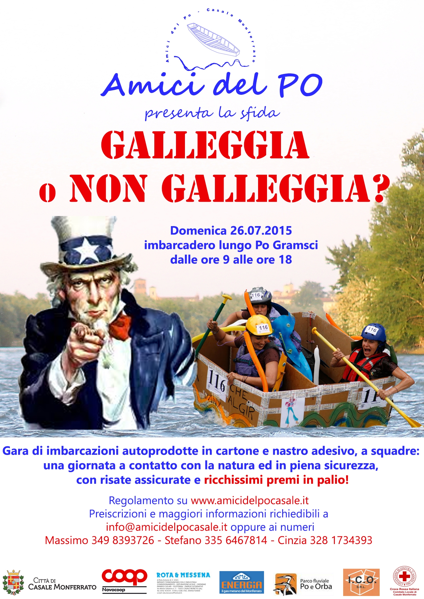 Amici del Po: domenica 26 luglio “Galleggia o non galleggia?”