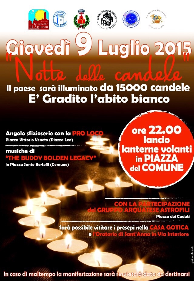 Arquata Scrivia si prepara alla Notte delle Candele