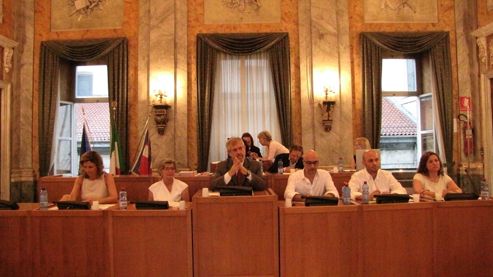 Il primo consiglio comunale della giunta Barbero [FOTO]