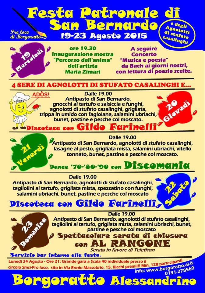 Scorpacciate di agnolotti e buona musica a Borgoratto