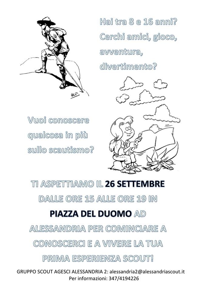 Un open day per provare a fare gli scout