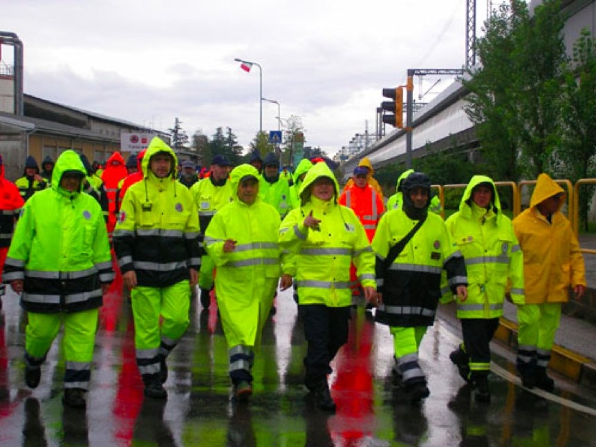 Esercitazione dei volontari della Protezione Civile questo venerdì notte a Casale