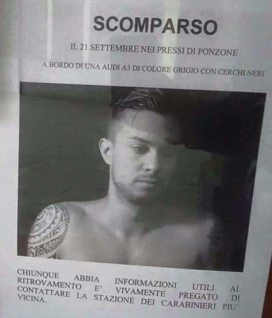 RITROVATO il giovane scomparso questa notte