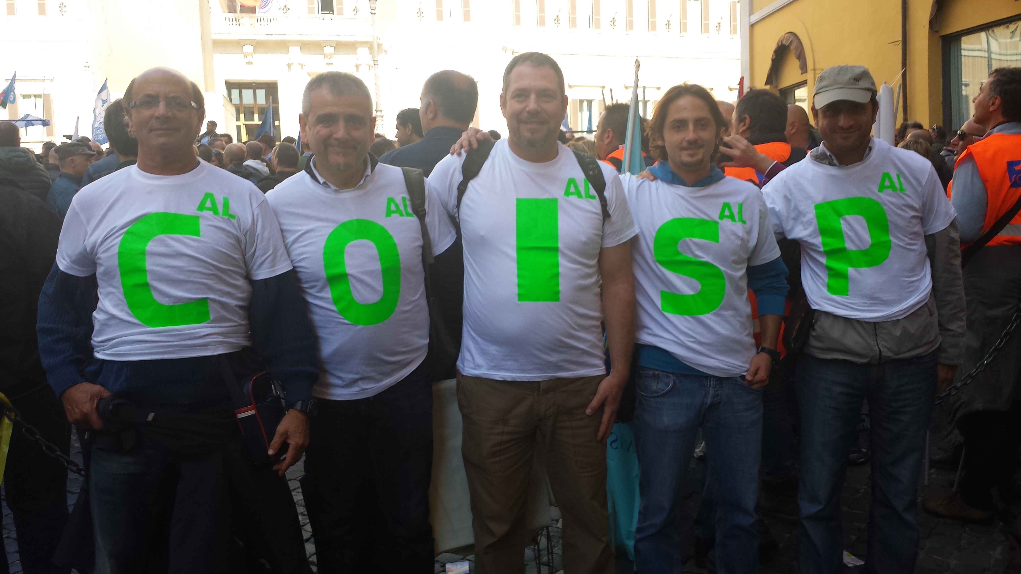 Anche il Coisp Alessandria alla manifestazione delle forze dell’ordine contro il blocco dei contratti