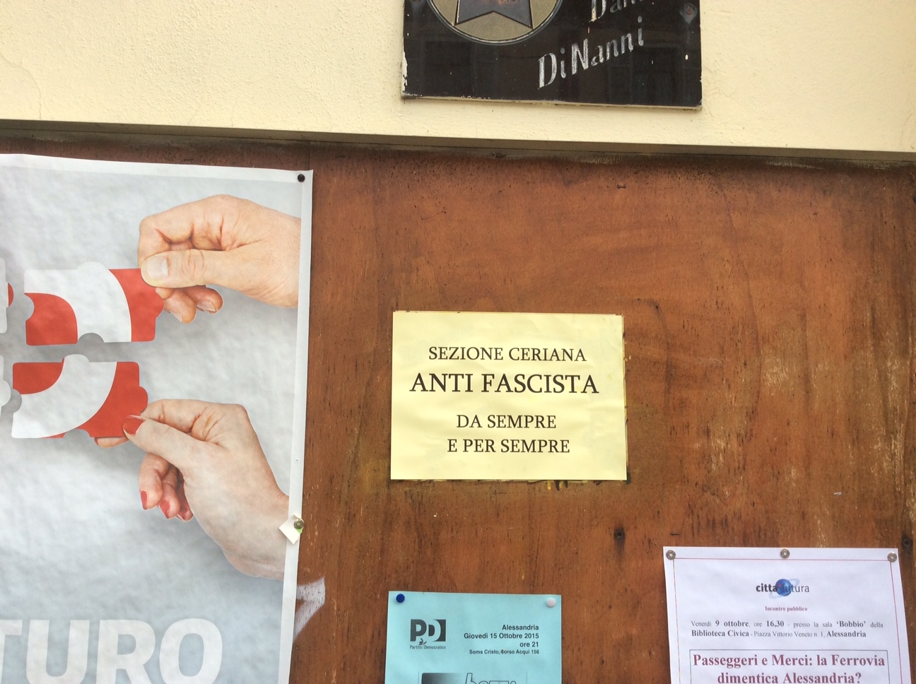 Il Pd dopo i manifesti polemici di Fn: “noi antifascisti da sempre e continueremo a esserlo”