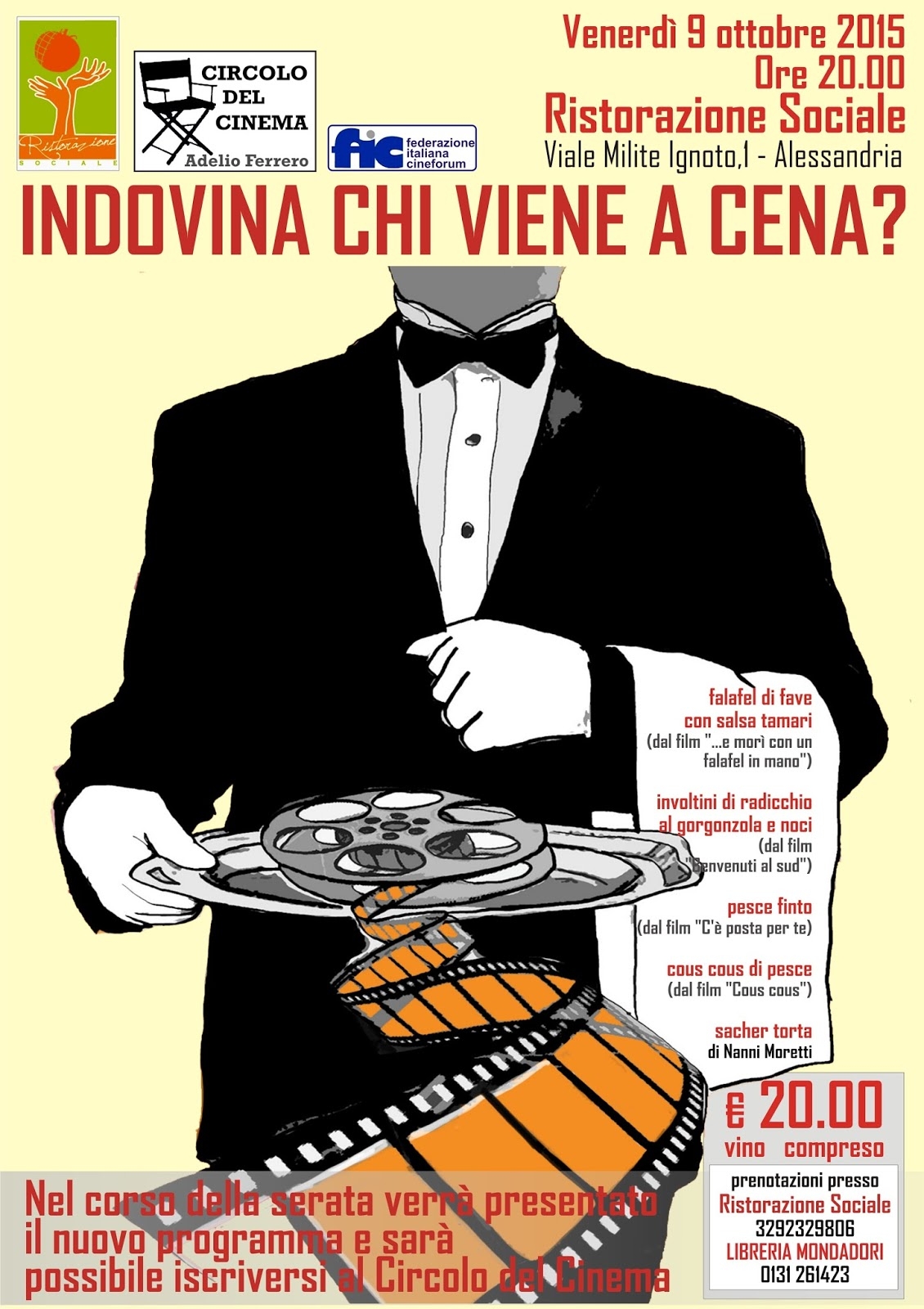 Alla Ristorazione si cena con piatti “da cinema”