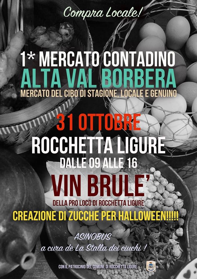 Zucche, asini, vin brulé e focaccia. Questo è un sabato da paura