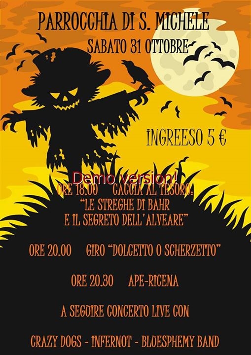 Halloween ricco alla parrocchia San Michele