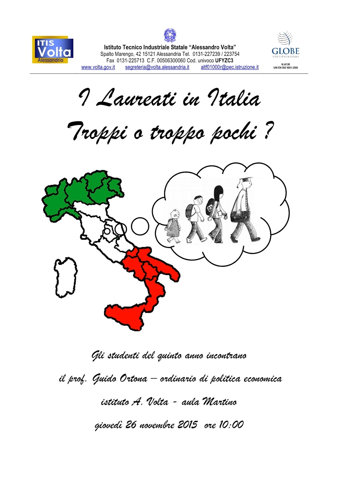 L’Italia e i laureati: troppi o troppo pochi ?