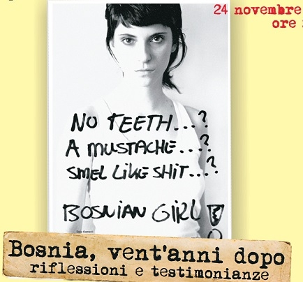 “Bosnia vent’anni dopo”: testimonianze da Srebenica fino agli stupri etnici