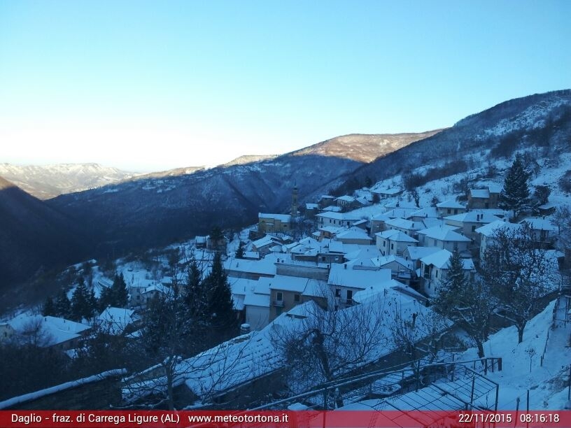Prima nevicata di stagione in provincia