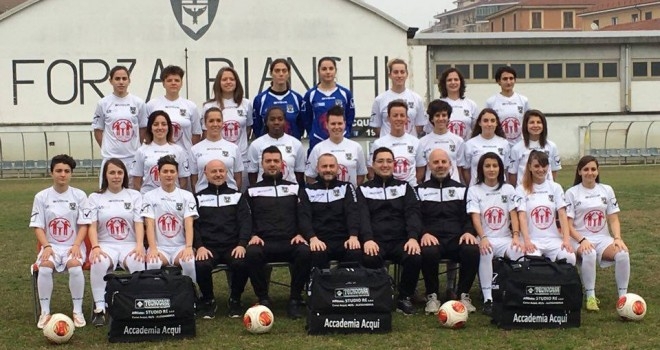 Calcio Femminile: Accademia Acqui cede il passo alla capolista ma solo nel finale